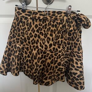 Zara cheetah print skirt